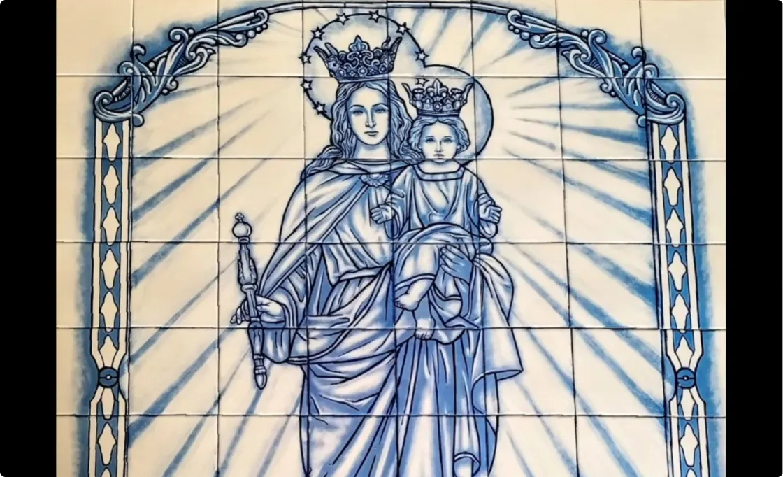 Técnica de Pintura em azulejo